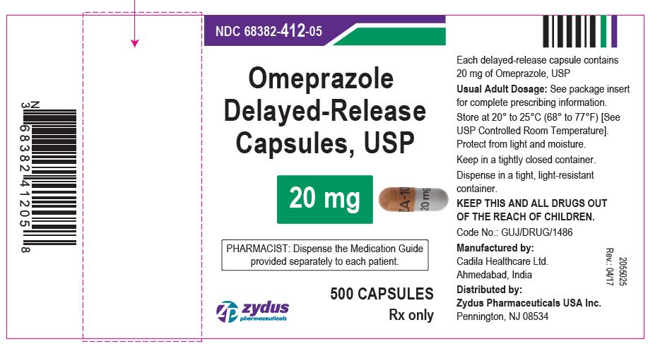 Omeprazole DR Capsules, 20 mg