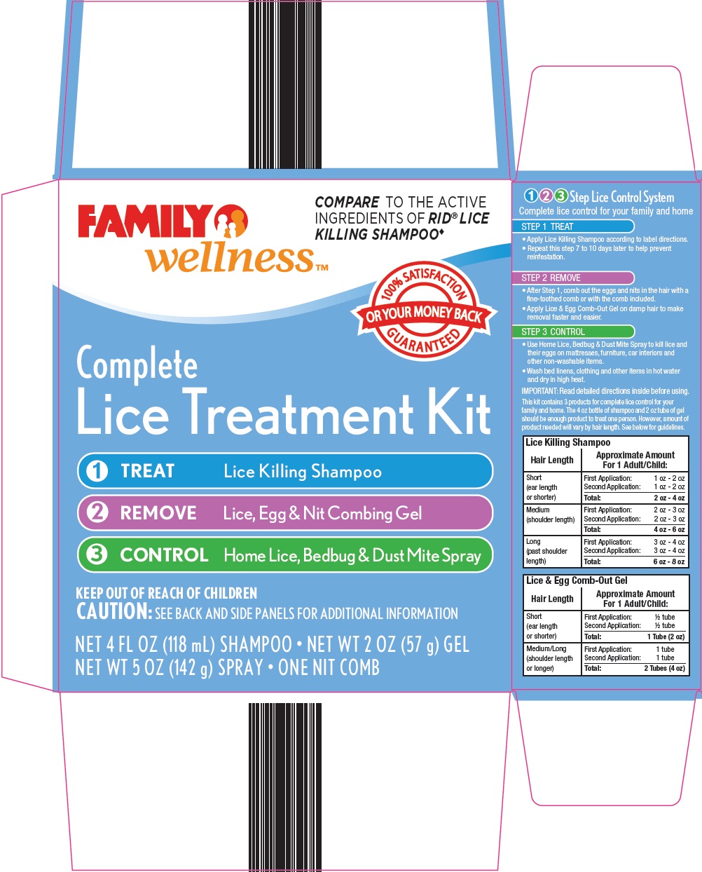 Family Wellness Lice Treatment Kit image 1