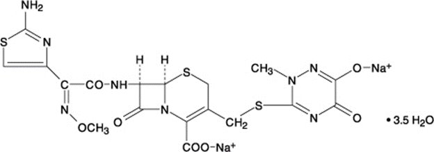 Ceftriaxone Chemical Structure