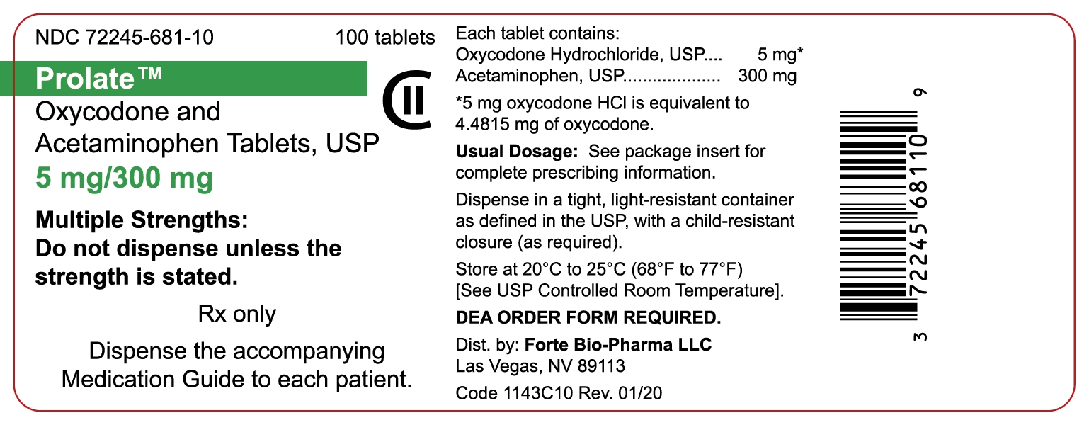 5 mg/300 mg container label