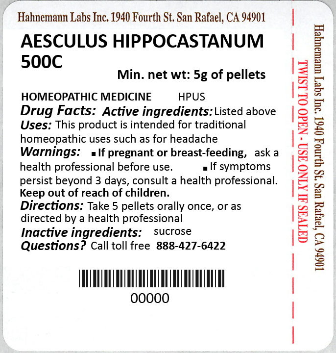 AESCULUS HIPPOCASTANUM 500C 5g
