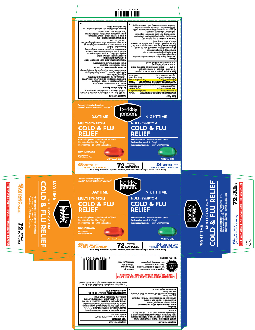 Acetaminophen 325 mg, Dextromethorphan HBr 10 mg, Phenylephrine HCl 5 mg, Acetaminophen 325 mg, Dextromethorphan HBr 15 mg, Doxylamine succinate 6.25 mg