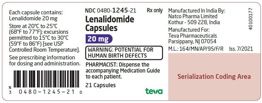Label 20 mg
