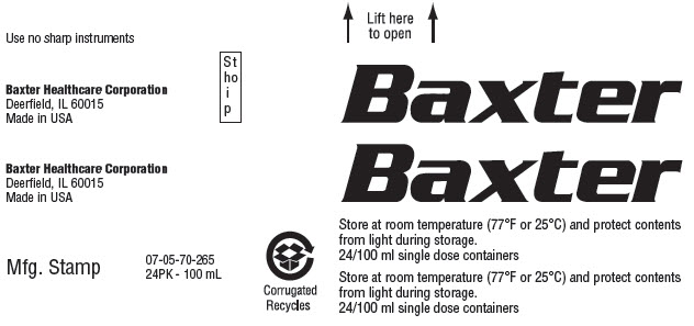 Metronidazole Representative Carton Label