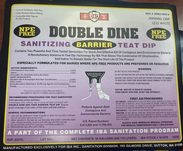 DOUBLE DINE BARRIER