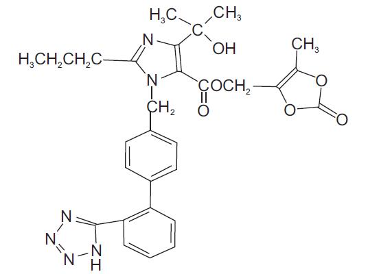 Olmesartan medoxomil structure