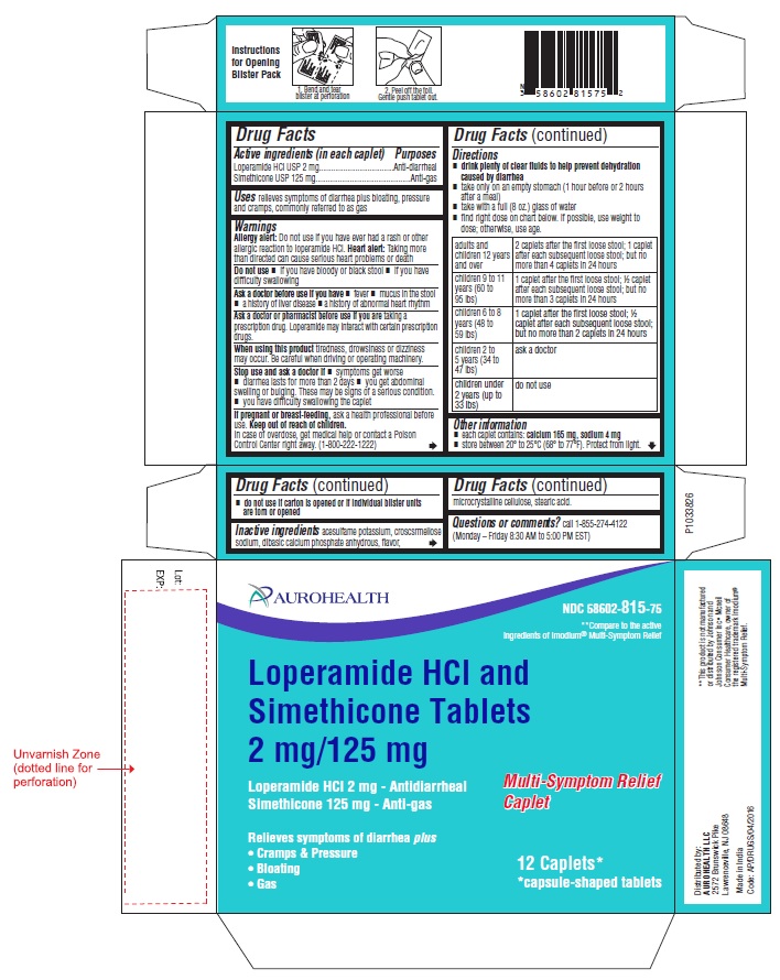 PACKAGE LABEL-PRINCIPAL DISPLAY PANEL - 2 mg/125mg (24 Caplets) Blister Carton Label