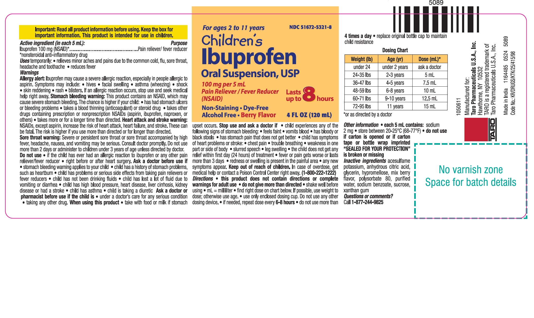 ibu os container label 120 ml