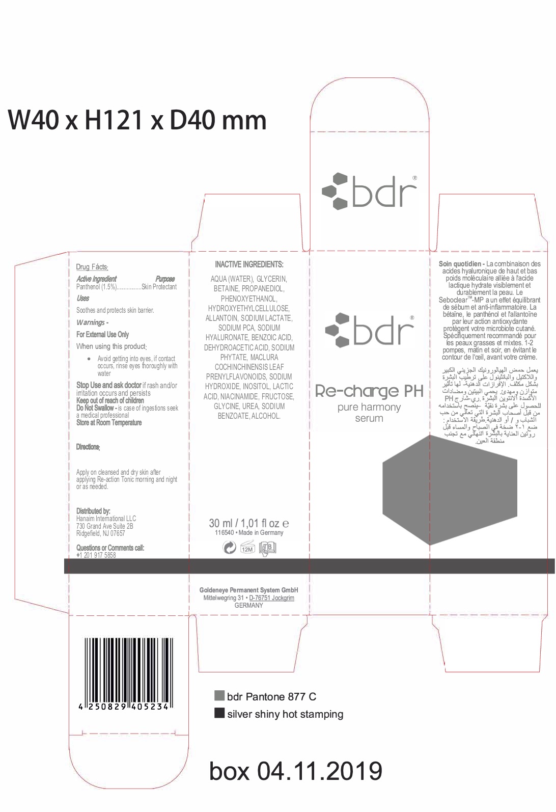 FDA label box recharge ph