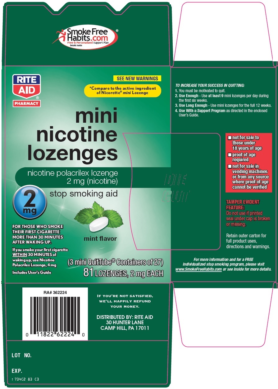 Rite Aid Mini Nicotine Lozenges Image 1