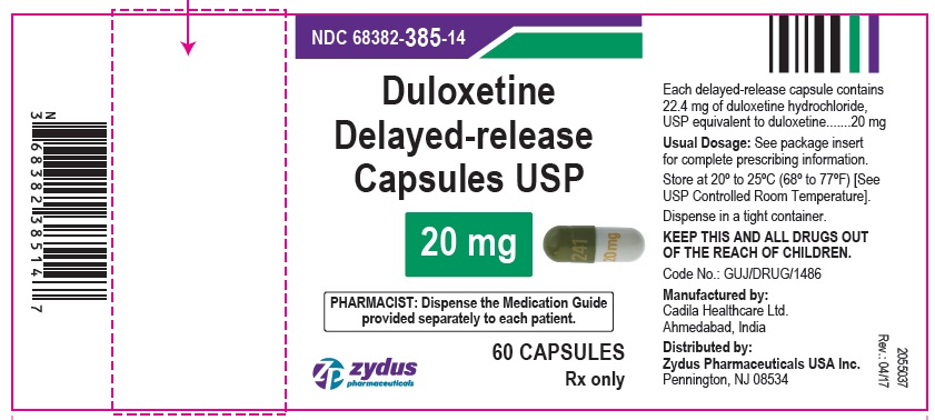 Duloxetine delayed-release capsules
