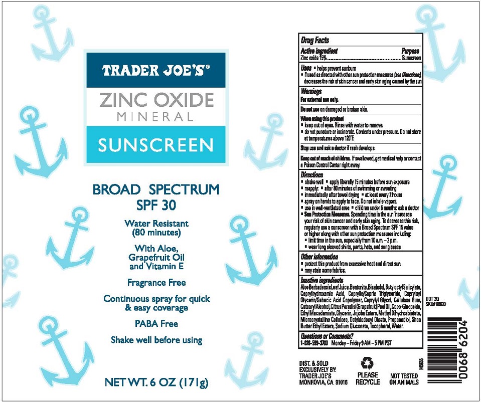 68620-Zinc Oxide Mineral Sunscreen Broad Spectrum 30-NDC
