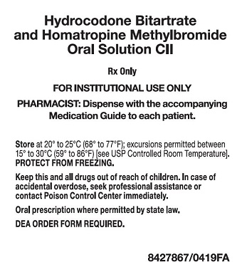 Hydrocodone and Homatropine Oral Solution Label