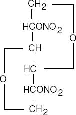 Isosorbide Dinitrate Chemical Structurre