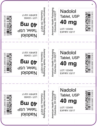 40 mg Nadolol Tablet Blister