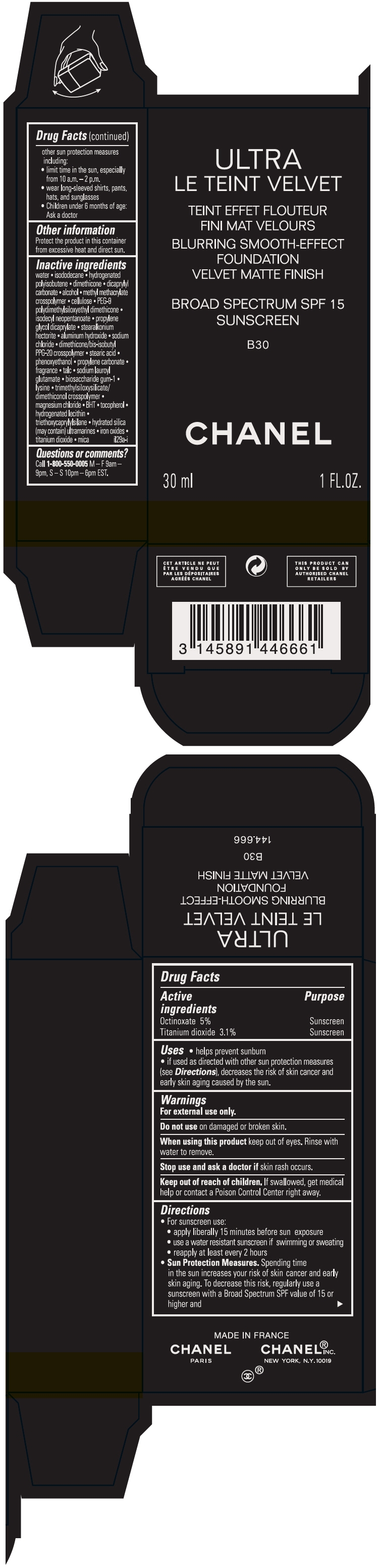 PRINCIPAL DISPLAY PANEL - 30 ml Bottle Carton - B30
