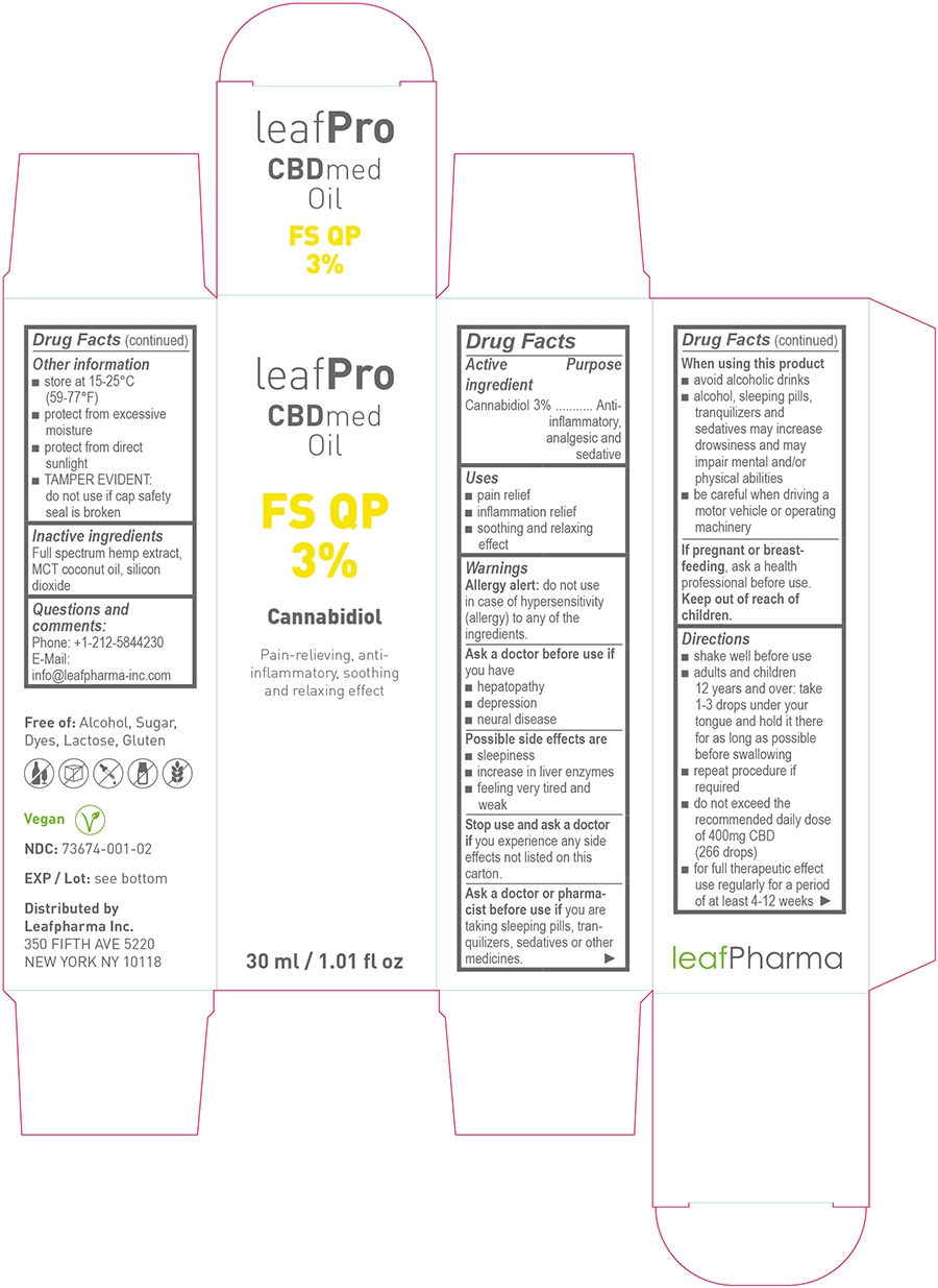 leafPro CBDmed Oil FS QP 3_30ml_Carton