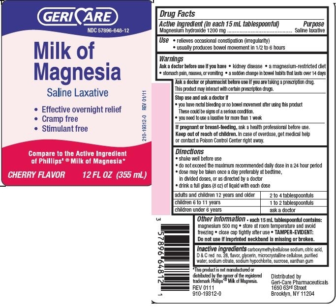 Milk of Mag cherry label
