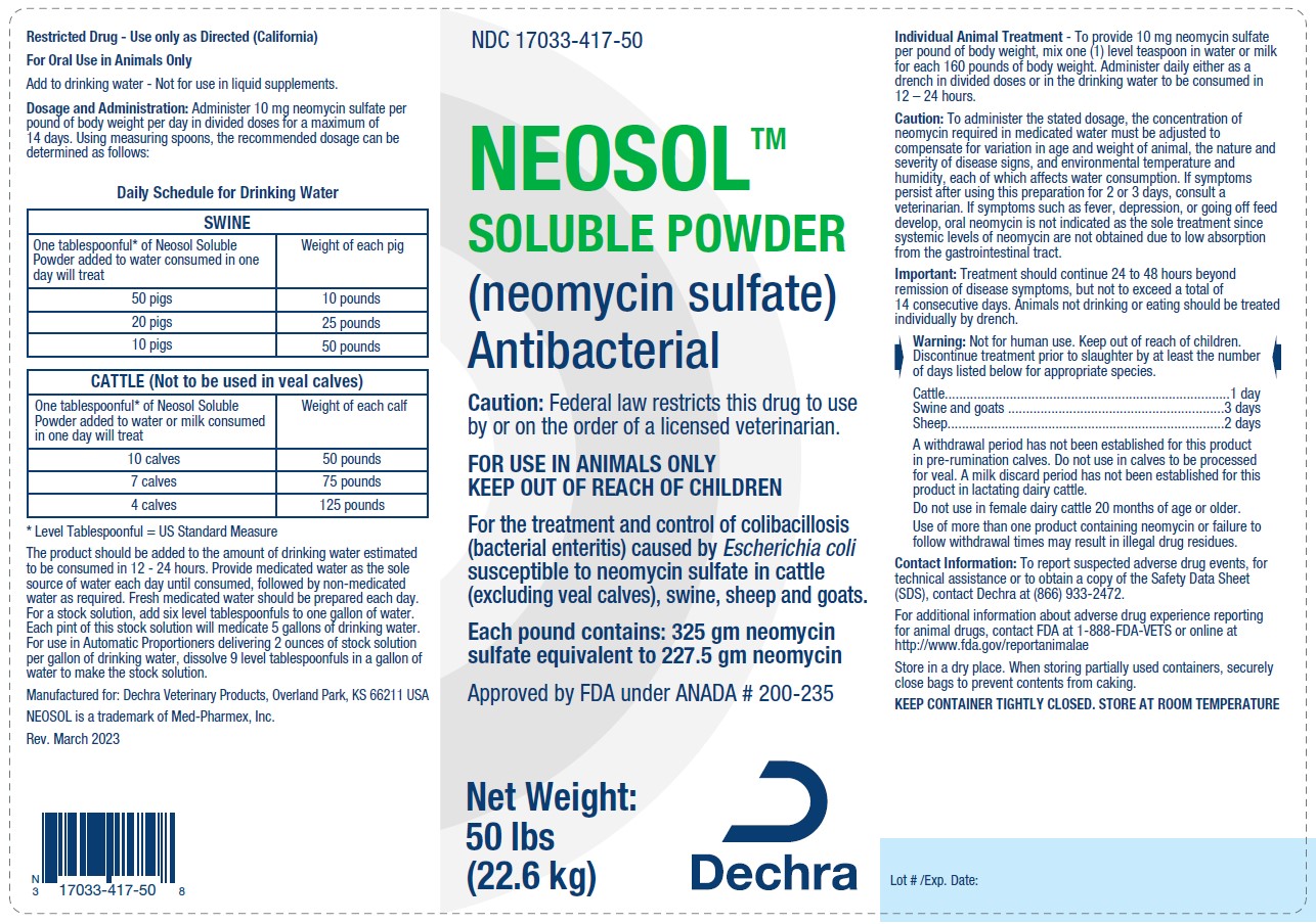 NEOSOL Label