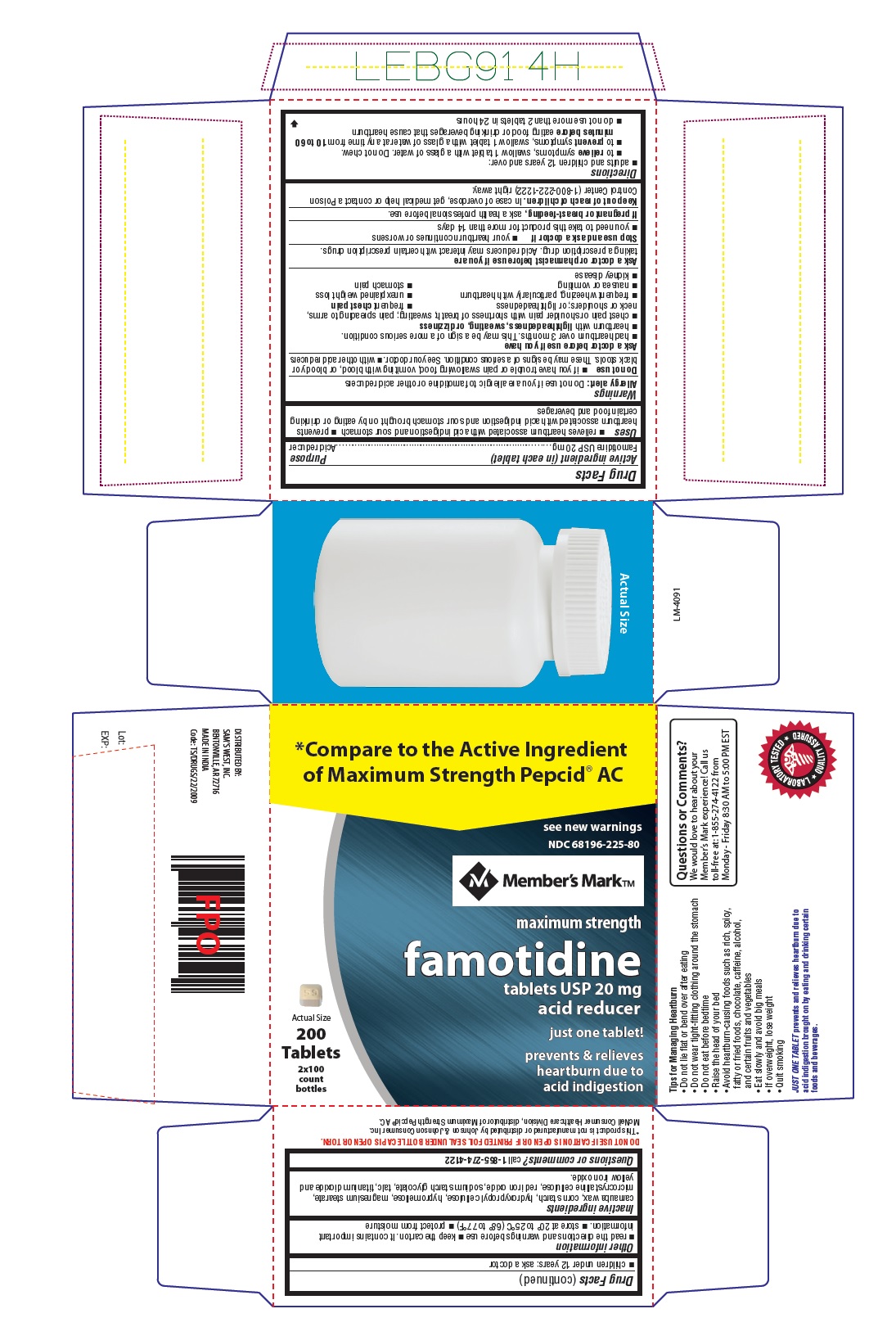 PACKAGE LABEL-PRINCIPAL DISPLAY PANEL -20 mg (2x100 Tablets, Container Carton Label)