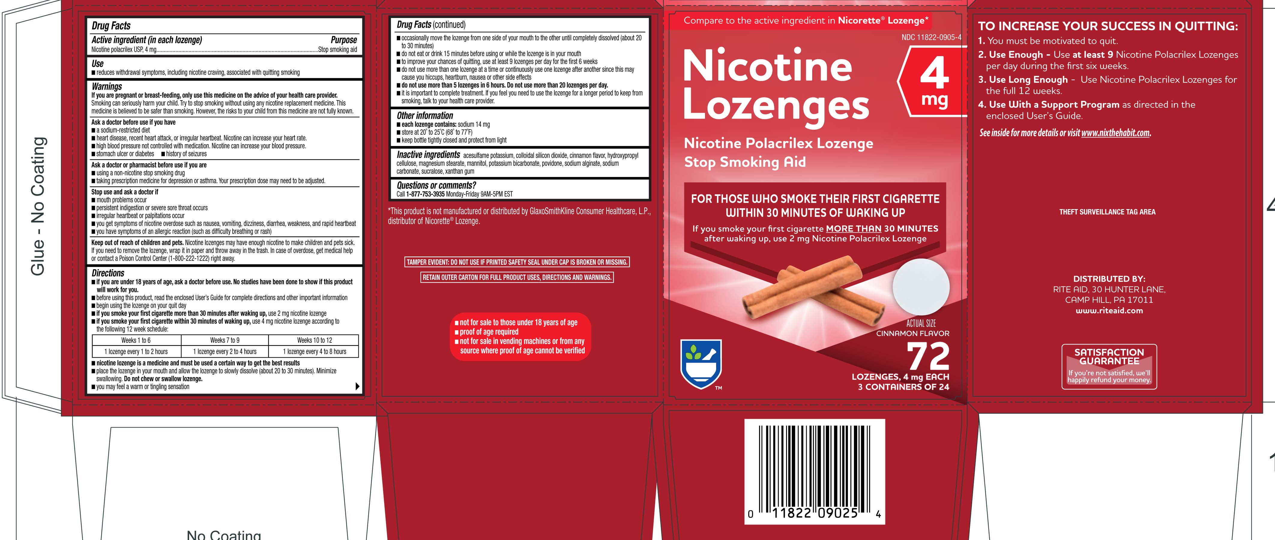 Nicotine Polacrilex USP, 4 mg