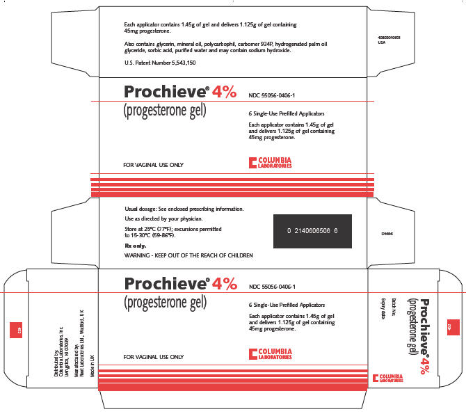 PRINCIPAL DISPLAY PANEL - 4% / 6 Single-Use Prefilled Applicator Carton