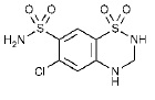 hydrochlorothiazide structure