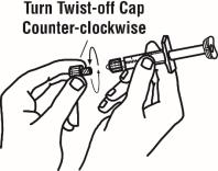 4.	With a quick and “dart like” motion, insert the needle at a 45 degree angle into the skin.