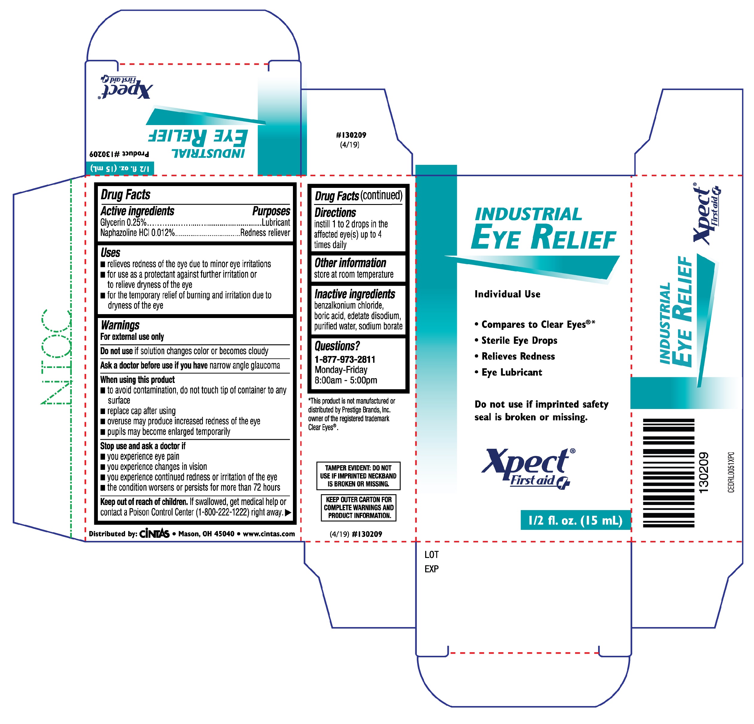 Xpect Industrial Eye Relief 15mL