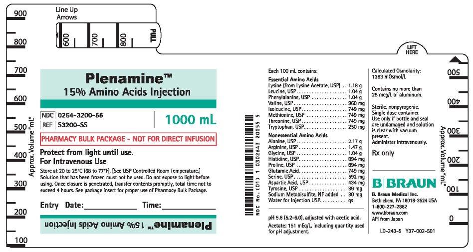 S3200-SS 1000 mL Container Label