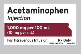 PACKAGE LABEL - PRINCIPAL DISPLAY - Acetaminophen 100 mL Foil Overwrap
