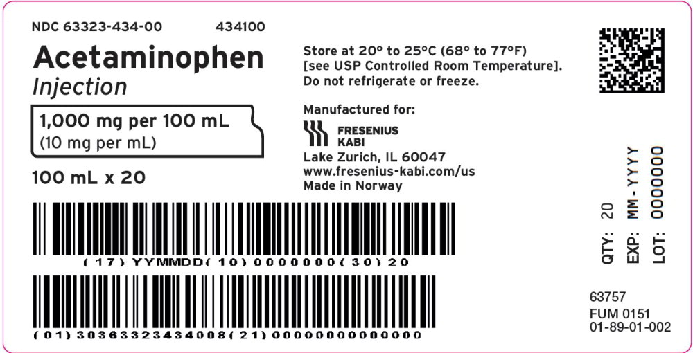 PACKAGE LABEL - PRINCIPAL DISPLAY - Acetaminophen 100 mL Case Label

