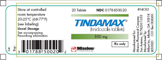 Tindamax Label 0178-8500-20