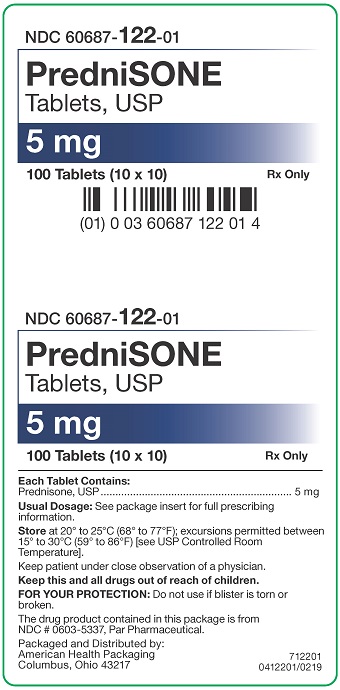 5 mg Prednisone Tablets Carton