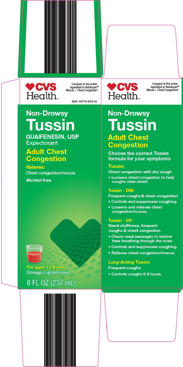CVS Health Tussin adult chest congestion image 1