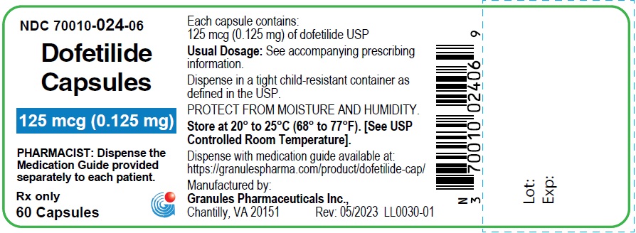 dofetilide-125mcg