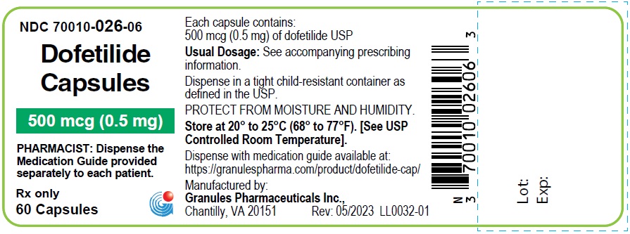 dofetilide-500mcg