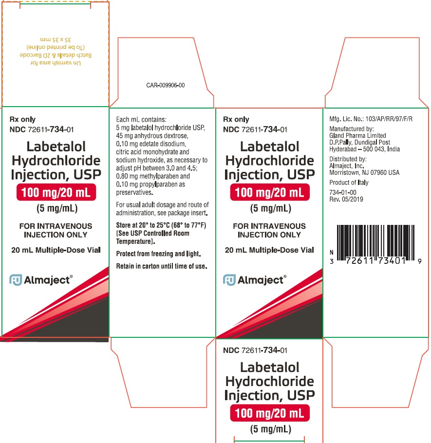 Beta-Adrenergic Blocking Agent <BR>Labetalol HCl <BR>5 mg / mL Intravenous  Injection <BR>Multiple Dose Vial 20 mL<BR> 00409-2267-20