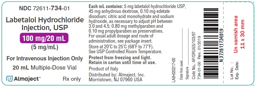 Beta-Adrenergic Blocking Agent <BR>Labetalol HCl <BR>5 mg / mL Intravenous  Injection <BR>Multiple Dose Vial 20 mL<BR> 00409-2267-20