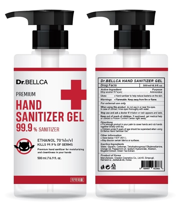 Dr.Bellca Hand Sanitizer Gel 500mL