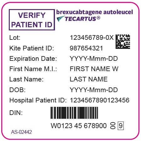 PRINCIPAL DISPLAY PANEL - 68 mL Bag Label - Patient - AS-02442