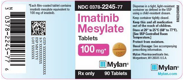 Imatinib Tablets 100 mg Bottle Label