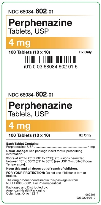 4 mg Perphenazine Tablets Carton