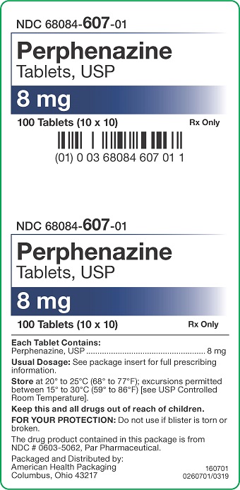 8 mg Perphenazine Tablets Carton