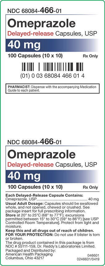 40 mg Omeprazole DR Capsules Carton
