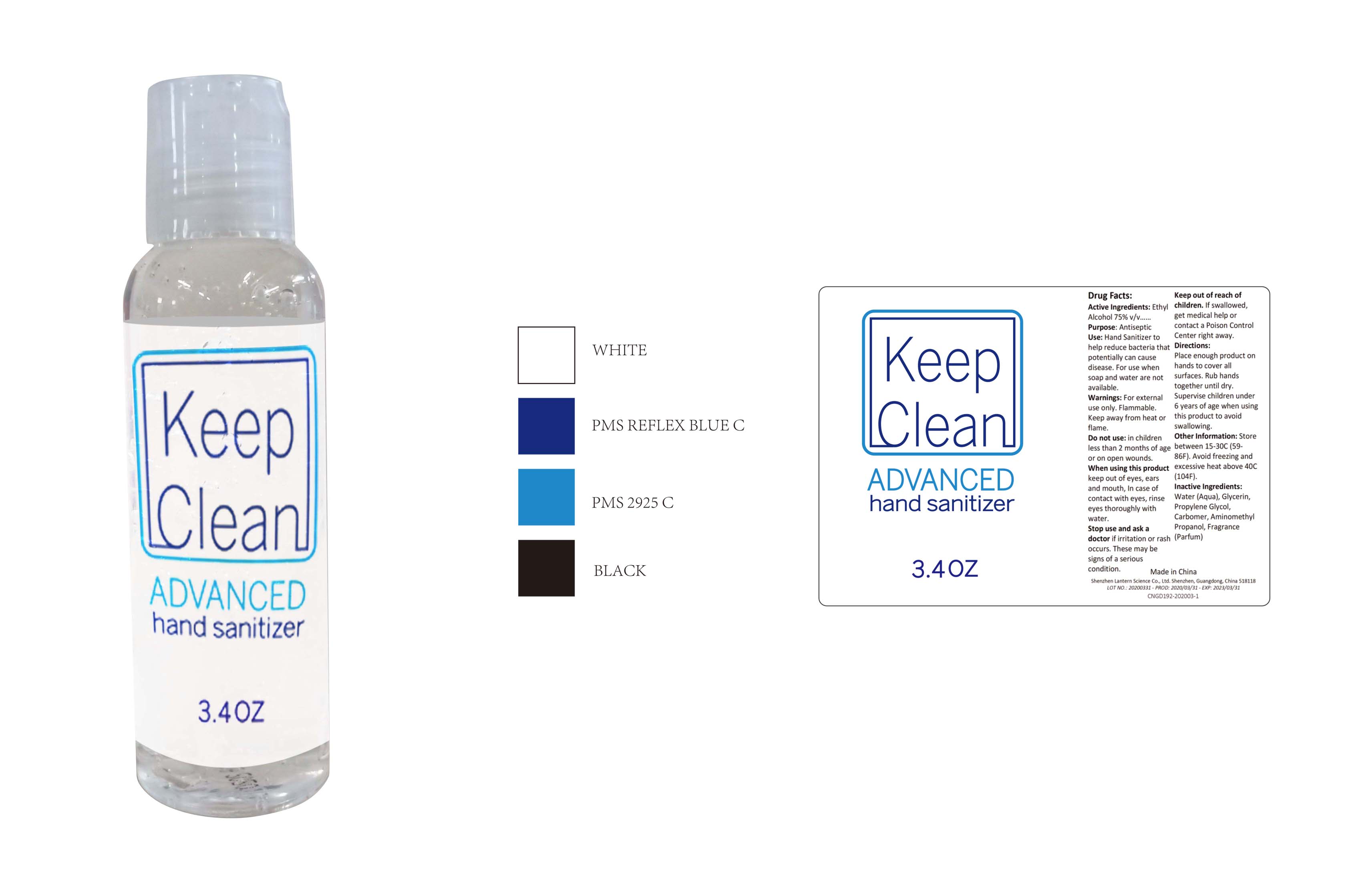 keep clean advanced hand sanitizer 