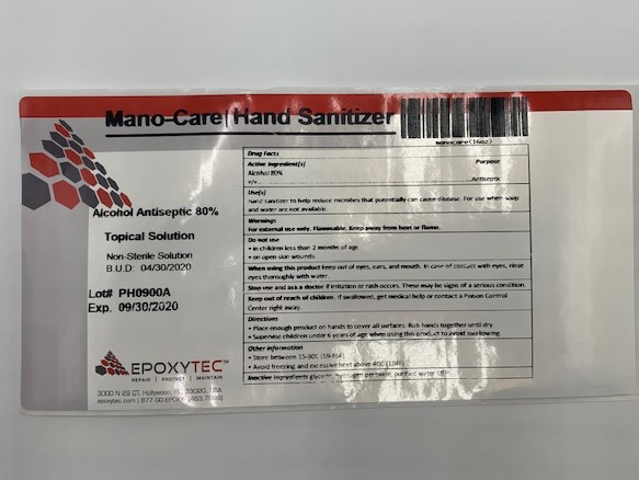 ManoCare Label