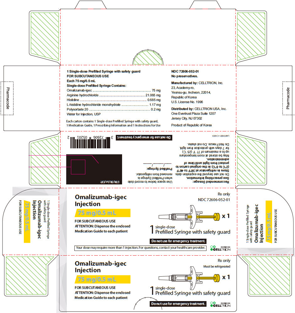PRINCIPAL DISPLAY PANEL - 75 mg/0.5 mL Syringe Carton