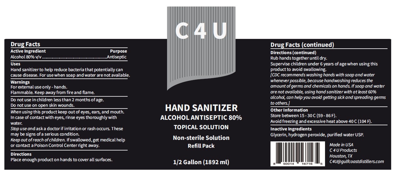 C4U Hand Sanitizer 1892 ml