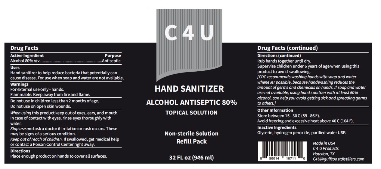 C4U Hand Sanitizer 946 ml